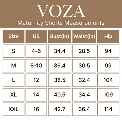 Maternity Bump Shorts – Non-Roll Over-Belly