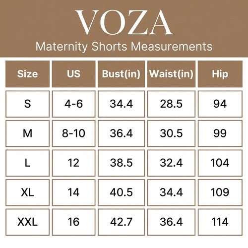 Maternity Bump Shorts – Non-Roll Over-Belly