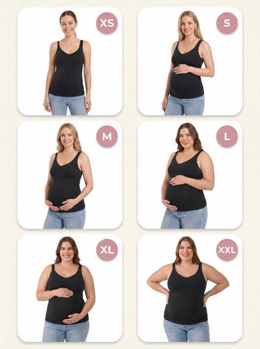 Maternity Nursing Tank — Built-In Bra