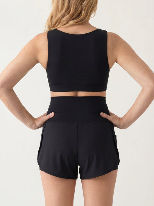 Maternity Bump Shorts – Non-Roll Over-Belly