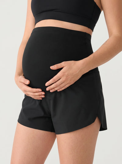 Maternity Bump Shorts – Non-Roll Over-Belly