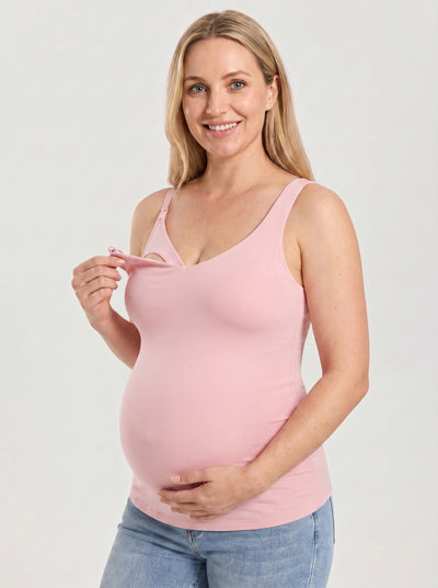 Maternity Nursing Tank — Built-In Bra