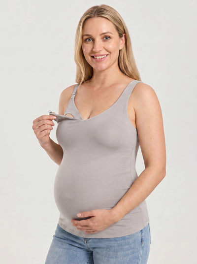 Maternity Nursing Tank — Built-In Bra