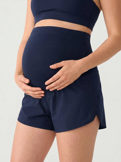 Maternity Bump Shorts – Non-Roll Over-Belly