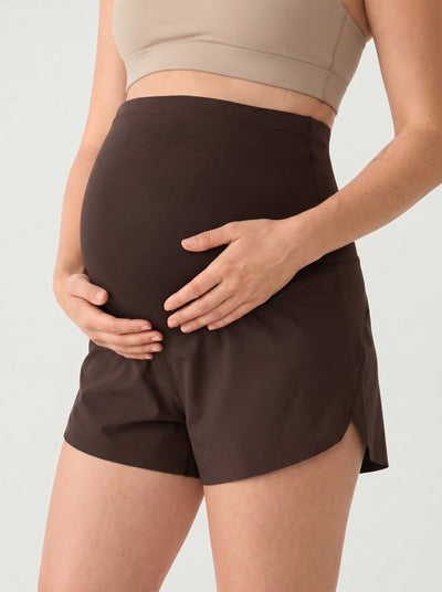 Maternity Bump Shorts – Non-Roll Over-Belly